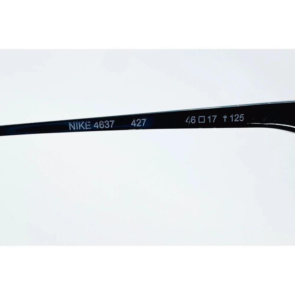 Nike Eyeglasses Frames Kids Black Flexon Bridge 4637 427 46-17-125